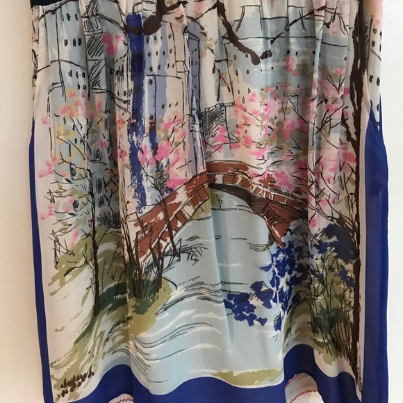 Anthropologie Scoop Neck Floral Dress - Picture 3 of 8